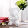 Decorative Flowers White Craft Bear Polystyrene Mould Wedding Party Decoration Supplies