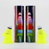 Volani da badminton WELKIN 4 pezzi Dark Night LED luminosi luminosi Volani da badminton in nylon resistente Palline luminose colorate Sport all'aperto per interni 231201