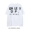 갤러리 층 T 셔츠 남성 여성 디자이너 Tshirts Galleryes Cottons Tops Man의 캐주얼 Galery Dept 셔츠 고급 의류 거리 반바지 소매 42 XE2N