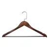 Hangers 10 stks/partij Houten Kleerhanger Adultmassief Hout Voor Kleding Vintage Kinderen Broek Clip