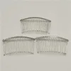 50pcs Black gold silver 20 Teeth Wedding Bridal DIY Wire Metal Hair Comb Clips Hair Findings Accessories2440
