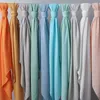 Couvertures Born Cotton Bamboo Baby Couverture Muslin Swaddle Solid Wrap Big Diaper 120 120cm