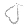 Chains Fashion Full Rhinestone Choker Necklaces For Women Geometric Crystal Weddings Jewelry Party Gifts