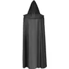 Mannen trenchcoats middeleeuwse mantel kapmantel vrouwen vintage gotische cape lange Halloween Ghost Devil cosplay kostuum tovenaar dood