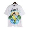 Ami Mens New Shirt Fashion Ami Shirt Letter Print Tシャツメンズレディスデザイナーストリートシャツ夏の短袖ヒップホップTシャツAmis Ami Shirt 0ckv