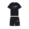 T-shirt da uomo T-shirt da uomo di marca Trapstar T-shirt Set di tute Harajuku Tops Tee Divertente T-shirt a colori Hip Hop Pantaloncini casual da spiaggia Dhx6F