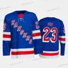 NY Artemi Panarin Rangers 2023-24 Troisième maillot Adam Fox Adam Edstrom Igor Shesterkin Chris Kreider Mika Zibanejad Kaapo Kakko Alexis Lafreniere Jacob Trouba Maillots