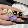 Tre stili moda orecchini multicolori designer di marca gioielli orecchini di fascino amanti regali francobolli orecchini famiglia e amici257c