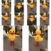 Cartoon Clothing Factory Sale Big Yellow Rubber Duck Mascot Costume Performing Drop Delivery Baby Kids Maternity Products Ot7Fx