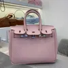 Luxo a birknns nova bolsa de couro genuíno de alta qualidade com lichchee padrão de couro togo para bolsa de moda feminina ZY13