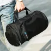 Duffel Bags Polyester Fitness Bag Waterproof Yoga Sport Ryggsäck med skofack Multifunktionellt slitstöd för utomhusfotboll