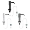 Set di accessori per il bagno Dispenser di sapone per lavandino incorporato con kit di tubi di prolunga per vaso da bagno fai-da-te