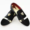 ドレスシューズMovechain Men's Fashion Embroidery Loafers MensカジュアルアウトドアドライビングMoccasins Shoes Youth Trendy Party Flatsサイズ38-48 231201