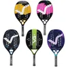 Tennisrackets Strandtennisracket met hoestas Kevlar/12K Carbon met glanzend 3D-oppervlak Antisliphandgreep voor strandsport en beoefening 231201