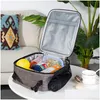 Storage Bags Lunch Bag Storage Box Shoder Outdoor Picnic Bags 26X23X11Cm Drop Delivery Home Garden Housekeeping Organization Home Stor Dhfmw