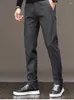 Men's Pants Trendy Fashion Korean Version Of Young And Middle-Aged Mature Suit Fall Winter Casual Versatile Straight