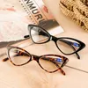 Sonnenbrille Cat Eye Anti Blaues Licht Lesebrille Frauen Blendung Presbyopie Computer Brillen Rahmen