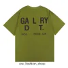 Galerien T-Shirts Designer T-Shirt Ange Brand Net Red Retro Gaerys Depts Männer und Frauen Short-Seeved Gaiee Gedruckt Refective Galery Dept 331