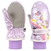 Mitaines pour enfants Enfants fille mitaines licorne dessin animé petit cheval gants de neige hiver enfants gants imperméables enfants belles mitaines chauffe-mains 231202