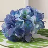 Dekorativa blommor Simulering 3D Hortensia Head Silk Tyg Party Festival Wedding Home Decoration Petals Diy Manual Accessories Artificial