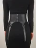 Belts Lace up girdle Women underbust belts For Lady Black Doury Vintage cummerbund corset Sex Vest Waist Comeondear gothic harness 231202