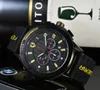 Ferrar Wrist Watches for Men 2023 Mens Watches Six needles All dials work Quartz Watch High Quality Top Luxury Brand Chronograph Clock Rubber Strap Fashion Gift four