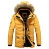 Jaquetas masculinas Homens Grosso Casual Turn Down Collar Mens Inverno Parkas Casacos Moda Com Capuz Quente 231202