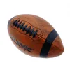 Balls High Quality Size 3 6 9 American Football Leather Retro Soccer Youth Adult Professional Training Ball 231202