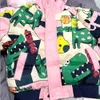 Down Coat Winter Cartoon Dinosaur Printed Jacket Children's Outwear Boys Children Baseball Girls Clothing Overcoat Kids Clothes 231202