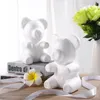 Decorative Flowers White Craft Bear Polystyrene Mould Wedding Party Decoration Supplies