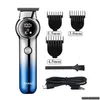 Rasoi elettrici Rasoio professionale impermeabile per uomo Rasoio Rasoio Barba Trimmer Barbiere Rasatura Hine T9 Tagliacapelli 230911 Drop Deli Dhqxb