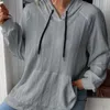 Felpe con cappuccio da donna Autunno Inverno Tempo libero Collezione giovanile Dolcezza Stile Felpa con cappuccio ampia con coulisse ampia Tinta unita Pullover Top