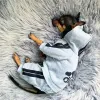 YUEXUAN Designer Dog Pet Clothes Adidog Pet Clothes Chihuahua French Bulldog Winter Warm Dog Apparel Four Legs Dog Jacket Coat Puppy Clothing for Small dogs Outfit