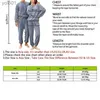 Pyjamas de nuit pour hommes pour couples ensemble épais chaud corail polaire homewear hiver salon vêtements pour hommes doux pyjamas en vrac femmes vêtements de maison costumeL231202