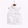 Kvinnors västar Autumn Standing Collar Elegant Down Coat Warm Casual Belt ärmlös Vintermode Vit Tank Top Jacket 231202