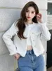 Damenjacken Hohe Qualität Französisch Luxus Kleiner Duft Tweed Jacke Frauen Mode Lässig Schlank Quasten Kurzmantel Koreanisch Elegant