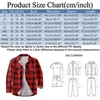 Herenjassen Herenjas Mode Lange mouwen Knop Lente Herfst Warm Casual Plaid Vierkante jassen Reverszak Geen capuchon Kleding