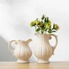 Vazen Creativiteit Landelijke Stijl Desktop Vaas Vintage Witte Kruik Tuin Watering Keramische Ketel Bloempot Home Decor Ambachten