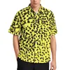 Chemises décontractées pour hommes Été Luxe Dalmatien Dog Imprimer Hawaiian Noir Spotted Beach Motif Grande Taille Vintage Harajuku Streetwear