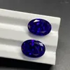 Pierres précieuses en vrac taille ovale 4x6mm-13x18mm zircon cubique améthyste CZ Zircon violet synthétique