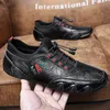 Dress Shoes Genuine Leather Octopus bean shoes For Men Fashion Flats Shoes walking sports loafer breathable outdoor Men's driving shoes 231201