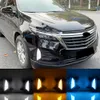 Feux antibrouillard LED DRL pour Chevrolet Equinox 2022 2023, feu de jour avec clignotant jaune dynamique