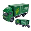 Diecast-Modellautos, Maßstab 160, Spielzeugauto, Metalllegierung, kommerzielles Fahrzeug, Express, Fedex, Van, Druckguss, Fracht-LKW, Spielzeug für Kinder, Sammlerstück Dh79L