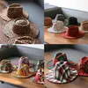 Wide Brim Hats Bucket Fedoras For Men Unisex Bowler Tuo toned Leopard Belt Fashion Ladies Hat Jazz Cap 9 5CM 231202