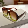 Neue europäische und amerikanische Retro-Sonnenbrille mit großem Rahmen und elliptischem Doppelstrahl-Design, Anti-Starklicht-Sonnenbrille, Foto-Schlankheits-Sonnenbrille im Freien