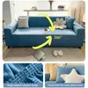 Stuhlhussen, wasserdicht, Jacquard-Sofa, 1/2/3/4 Sitze, elastisch, bequem, solide Couch-Abdeckung, L-förmiger Schutz, Bank