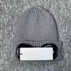 CP Beanie Luksusowe wysokie fit designerka kapelusz mężczyzn Kobiety Extra Fine Merino Wool Goggle Caps