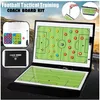 Sporthandskar 54 cm Foldbar Magnetic Tactic Board Soccer Coaching Coachs Tactical Football Game Trainics Tactics Urklipp 231202