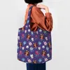 Borse per la spesa Gabbys Modello casa delle bambole Borsa per la spesa Borsa da donna a spalla in tela Kawaii Borsa a mano di grande capacità