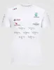 T-shirts pour hommes 2023/2024 nouvelle équipe de course de formule 1 F1 Petronas Motorsport Fans de voiture été séchage rapide maillots respirants Enex